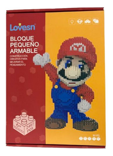Figura Armable Mario Bros Bloques De Construcción 2497