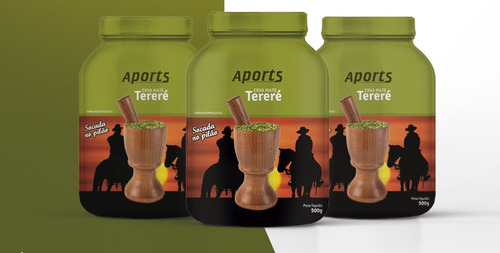 Erva-mate (ilex Paraguariens)tereré Aports 500g 100% Natural