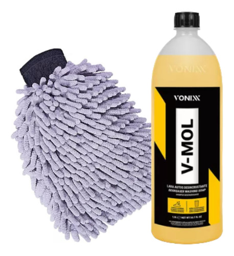 V-mol Vonixx Lava Auto Remove Barro Óleo 1,5l Com Luva 1und