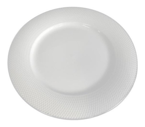 Plato De Desayuno Borde Plateado 15 Cm