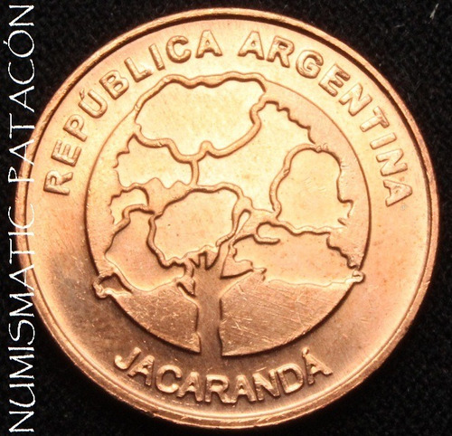 Nueva Moneda De 1 Peso 2018 Jacaranda - Sin Circular