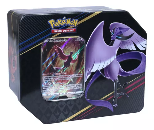 Kit Carta Pokémon Lendários Articuno Zapdos Moltres De Galar