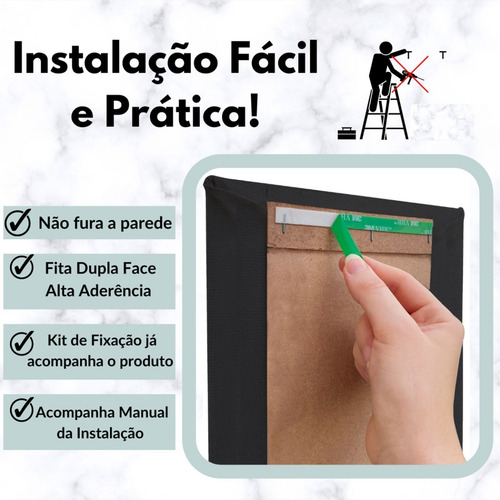 Placas Estofadas P/ Composição De Cabeceira Modulada 17 Pçs