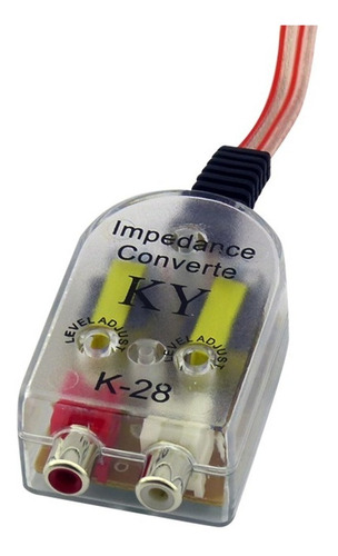 Conversor Impedancia Rca Para Radio Auto Amplificador 