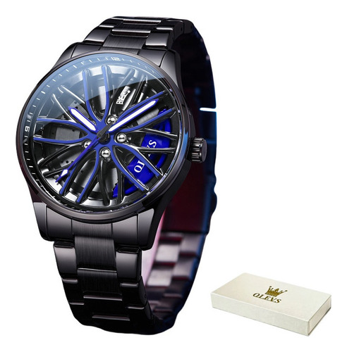Relojes Luminosos De Cuarzo Inoxidable Olevs 9937