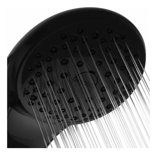 Chuveiro elétrico de parede Zagonel Sublime preto 7500W 220V