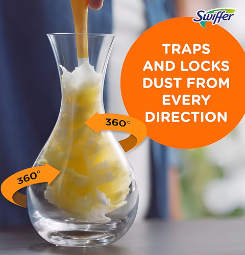 Swiffer Duster - Kit De Polvo De Mango Extendido Resistente