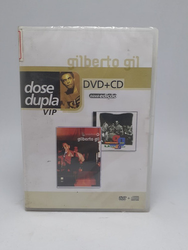 Dvd+cd Gilberto Gil, Dose Dupla Vip - Orginal (pack)