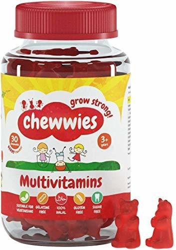 Vitaminas Niños Sin Azúcar Gomitas Chewwies Multivitamin