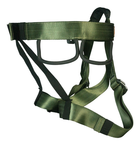 Imagem 2 de 2 de Cadeirinha Rapel Escalada Inox - Ce En - Verde Militar 2020