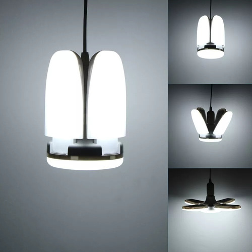 Mini Ampolleta Luz Led 28w Angulo Ajustable 4 Aspas 4+1