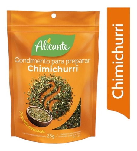  Alicante Chimichurri De 25g Pack 10u