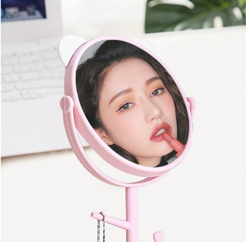 Espejo De Tocador Para Maquillaje Modelo Gatito