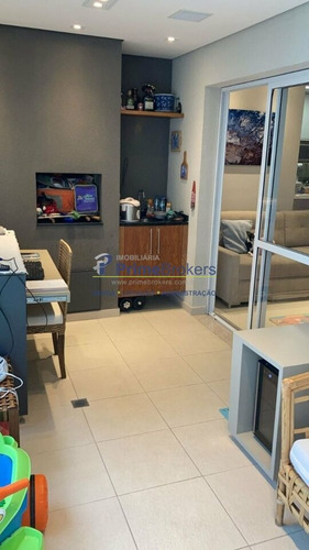 Imagem 4 de 15 de Apartamento Com 2 Dormitórios E Varanda Gourmet - Easy Maracá - Pb60447