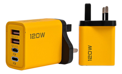Adaptador De Cargador Usb Pd Dual, Enchufes Del Reino Unido,