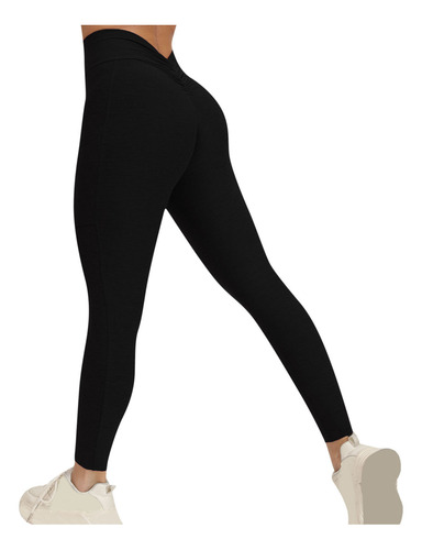 Leggins Deportivos Elásticos De Cintura Alta Con Estampado D