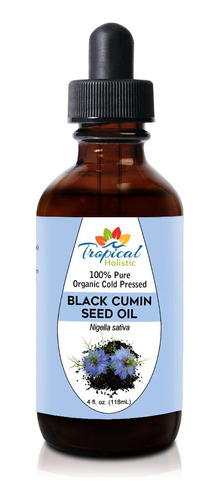 Aceite De Semilla Negra Organico Premium De 4 Onzas, 100% Ex
