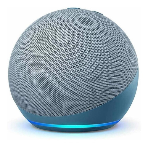 Amazon Echo Dot 4th Gen Con Asistente Virtual Alexa Azul