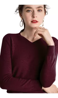 Sueter De Mujer Moda Sweater Dama Cuello V Abrigo Ligero