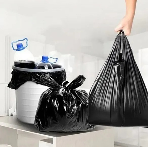 Imagen 3 de 6 de Bolsas Plásticas Tipo Camiseta - 44x55 - 100 Unidades