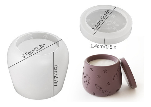 Moldes De Silicona For Tarros De Almacenamiento Con Forma D