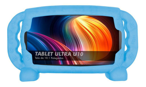 Capa Infantil Tablet Multilaser Ultra U10 10.1 Azul Claro