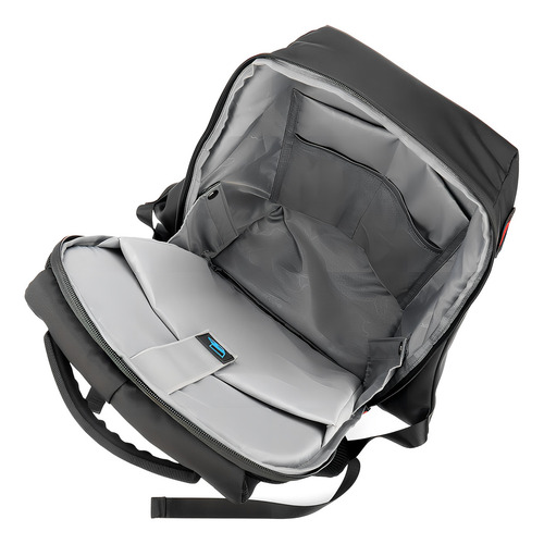 Mochila Redragon Traveller Gb-93 para ordenadores portátiles de hasta 15,6 pulgadas, color negro y rojo