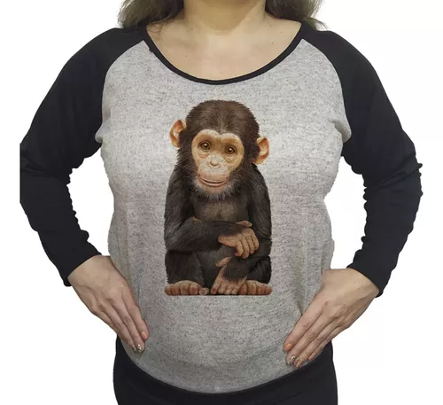 Lanilla Mujer Tierno Monkey Gorila Bebe |
