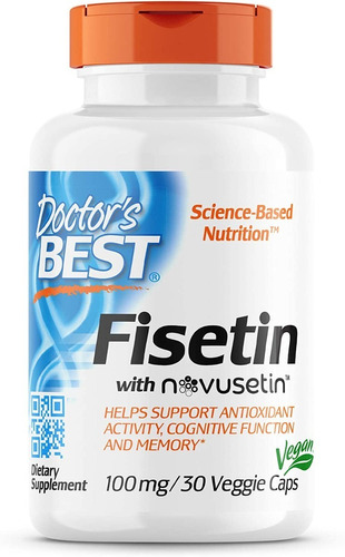 Doctor's Best Fisetina Con Novusetin 100mg X 30 Un