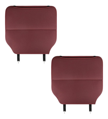 Almohadilla Para Patada Trasera De Asiento 2 Piezas Rojo