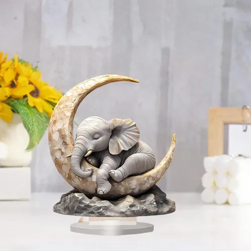 Ornament Gift Statuette Desk Acrylic Statue For Guest Room