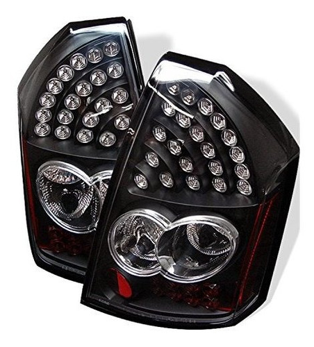 Spyder Chrysler 300c 05-06 Led Tail Lights - Negro.