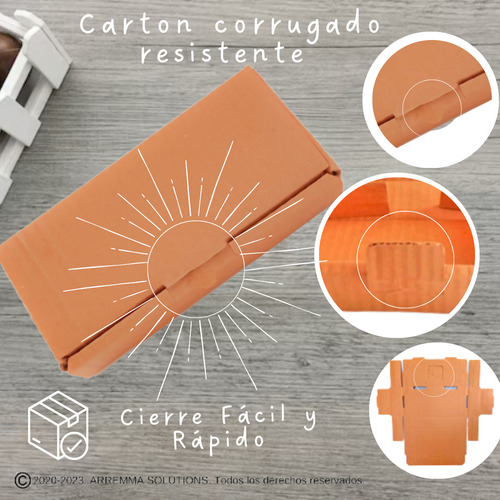 Cajas De Cartón Para 20x10x4cm 15pzs Mailbox