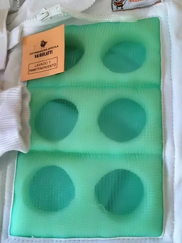 Mameluco Ventilado Doble Tela Talle 2 Apicultura Abejas Blanco 2