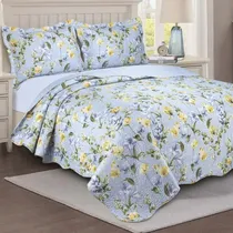 Comprar Colcha Cobre Leito King Roupa De Cama Bordado Dupla Face Mr