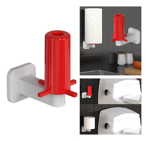 Dispensador De Lenços De Branco + Vermelho