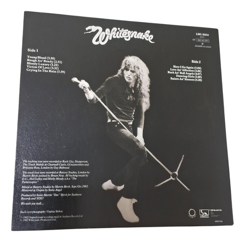 Whitesnake Saints & Sinners Mini Lp Cd Europa Re Edición