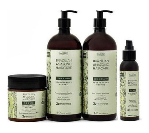 Kit Bah Brazilian Amazonic Hair Care Profissional De Sirius