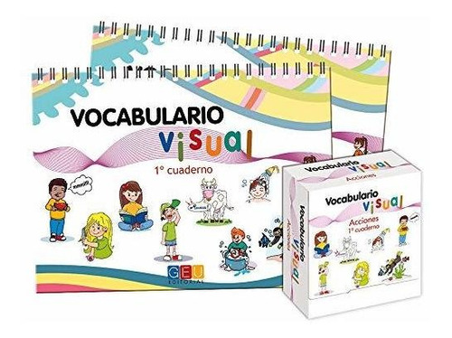 Cuaderno Vocabulario Visual: Acciones | Aprender Vocabulario