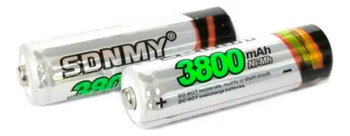 Pilas Baterias Recargables 3800 Mha Doble Aa