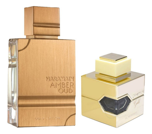 Duo Al Haramain L'aventure Gold + Amber Oud Gold 60ml
