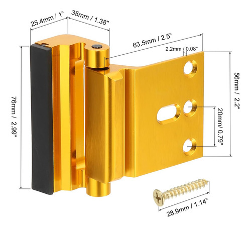 Cerradura De Seguridad De 3 Pulgadas Resistente A 800 Lb