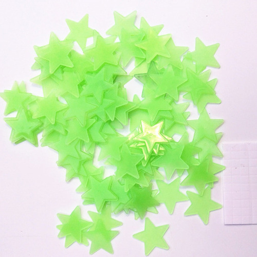 Pegatinas De Pared Con Forma De Estrella Luminosa En El Tech