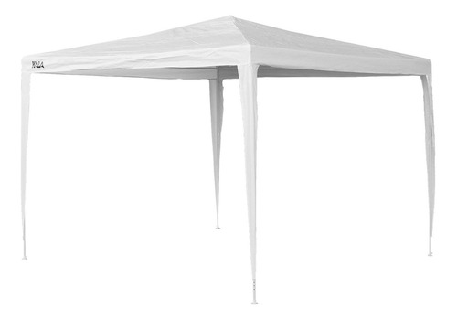 Tenda Gazebo Branca Polietileno 3x3m Desmontável 103853 Kala