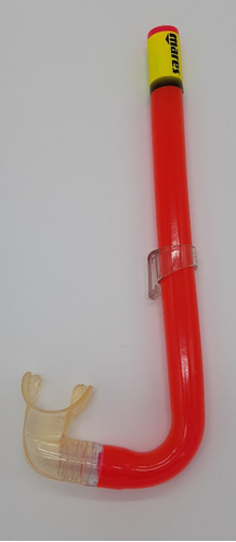 Snorkel Mares Giallo Pro Silicona En Amarillo O Rojo