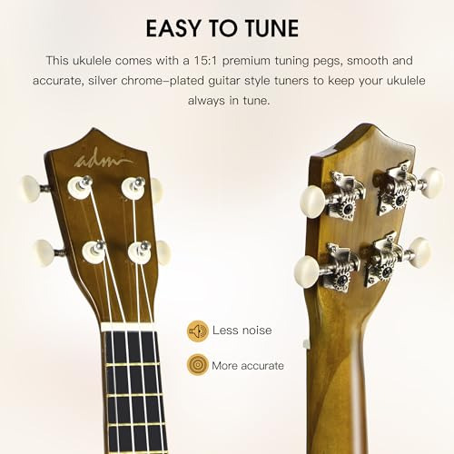 Adm Ukelele Soprano Para Principiantes 21 Pulgadas De