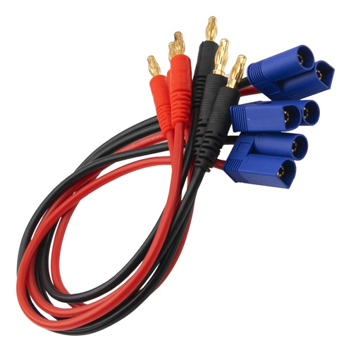 Hircqoo 3 Conectores Rc Banana De 0.157 in, Cable Macho A .