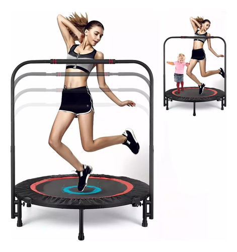 Trampolín Para Ejercicio Fitness Plegable Mini Brincolín