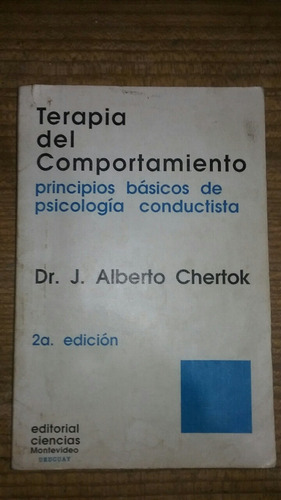 Terapia Del Comportamiento Alberto Chertok