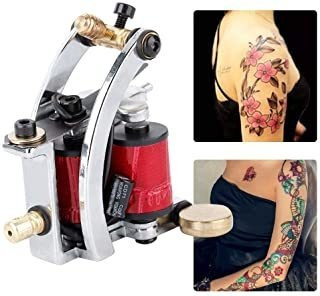 Tattoo Máquina Gun,10 Warps Coils Wire, Alloy Material  Ktj